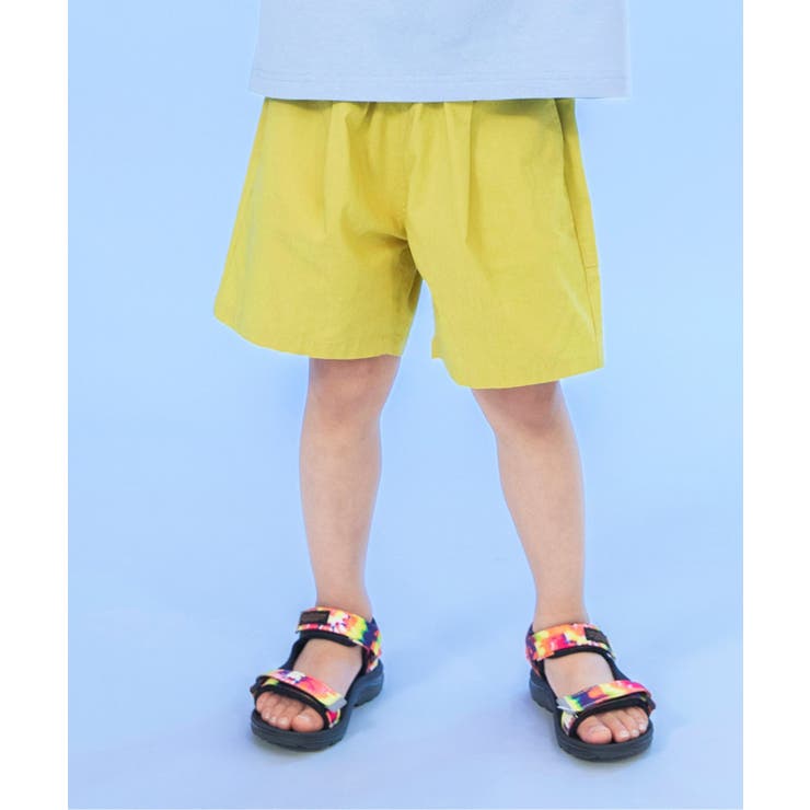 ライム | 【サマーエール/接触冷感】ネオンカラーストレッチハーフパンツ  4分丈 ＿ | F.O.Online Store
