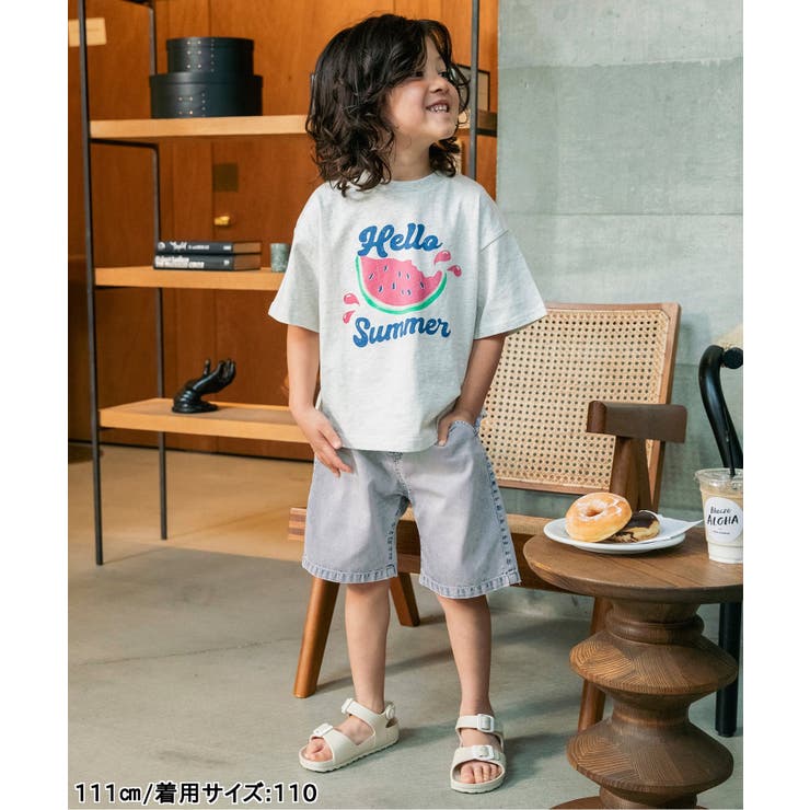 【サマーエール/接触冷感】デニムハーフパンツ  6分丈 接触冷感 | F.O.Online Store | 詳細画像19 