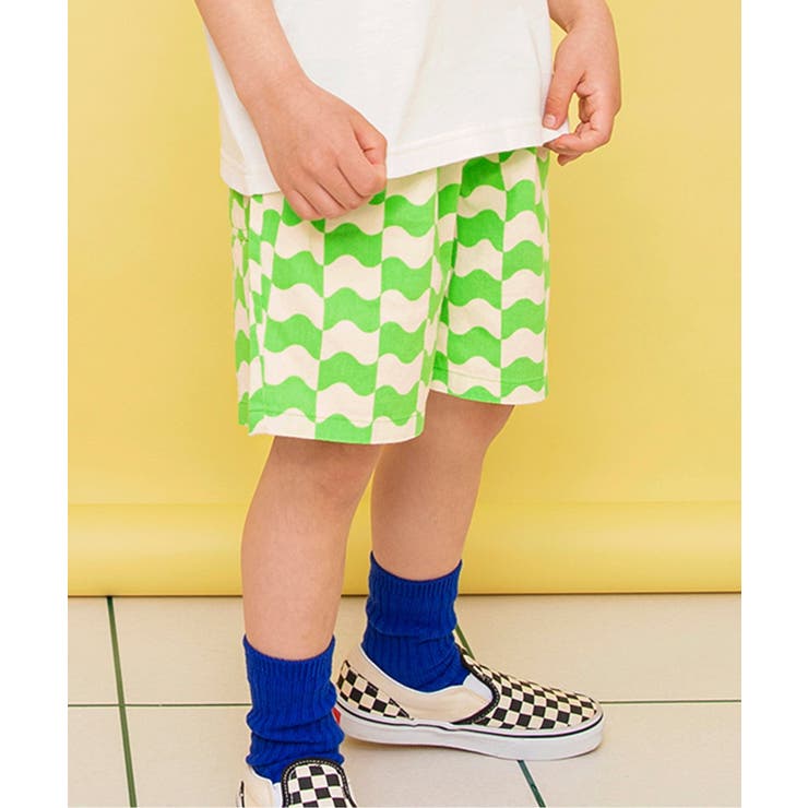 グリーン | イロガラタックハーフパンツ  5分丈 | F.O.Online Store