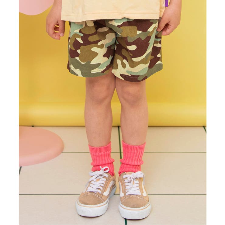 迷彩柄 | イロガラタックハーフパンツ  5分丈 | F.O.Online Store