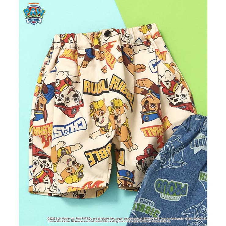 アイボリー | パウ・パトロール 総柄パンツ  5分丈 | F.O.Online Store