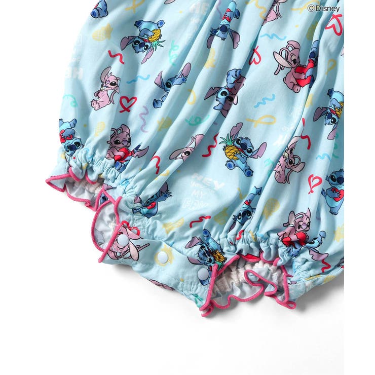 【ディズニー】スティッチ/2Pアロハキャミロンパス | F.O.Online Store | 詳細画像11 