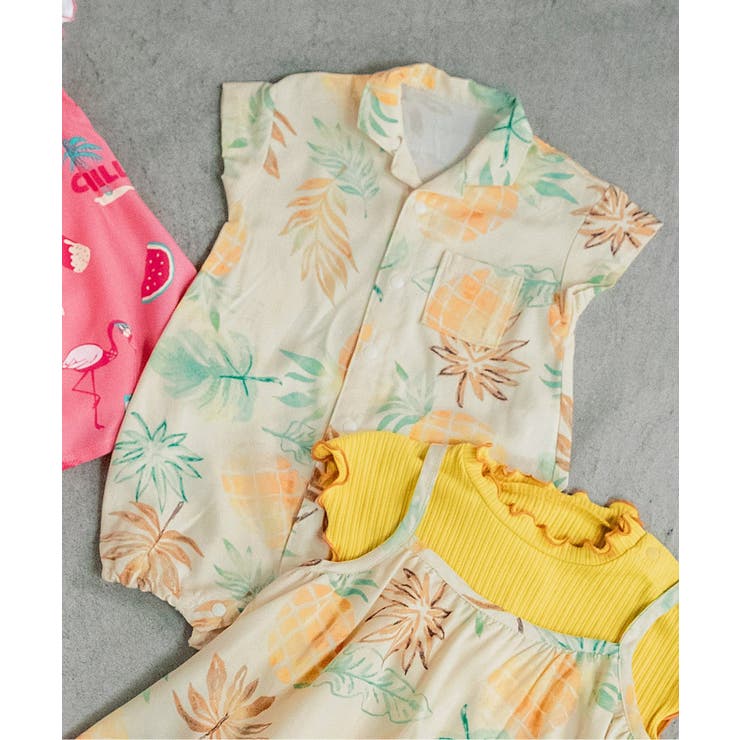 キナリ | 【リンク】リゾートアロハシャツロンパス | F.O.Online Store