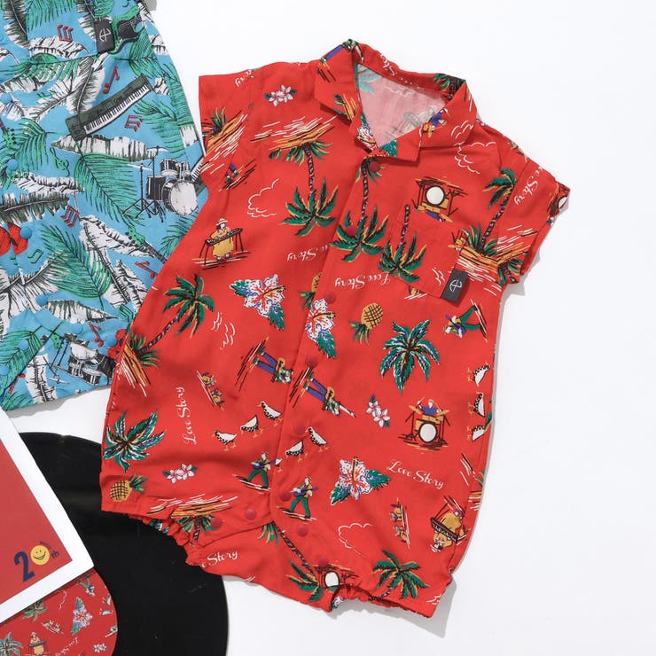 【20周年】HY×BREEZE HY総柄シャツロンパス | F.O.Online Store | 詳細画像1 