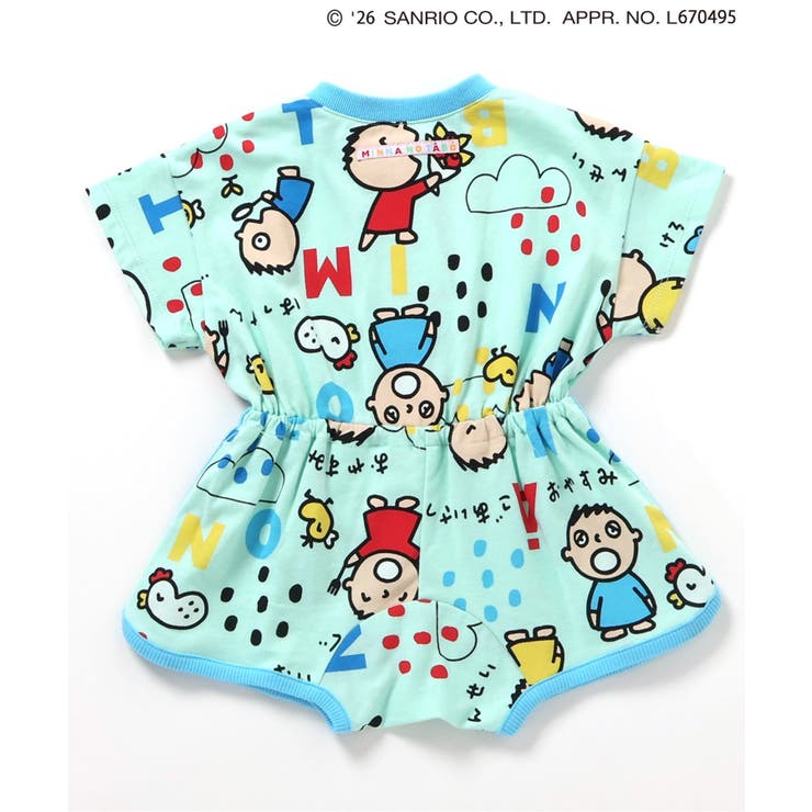 みんなのたあ坊 総柄ロンパス | F.O.Online Store | 詳細画像3 