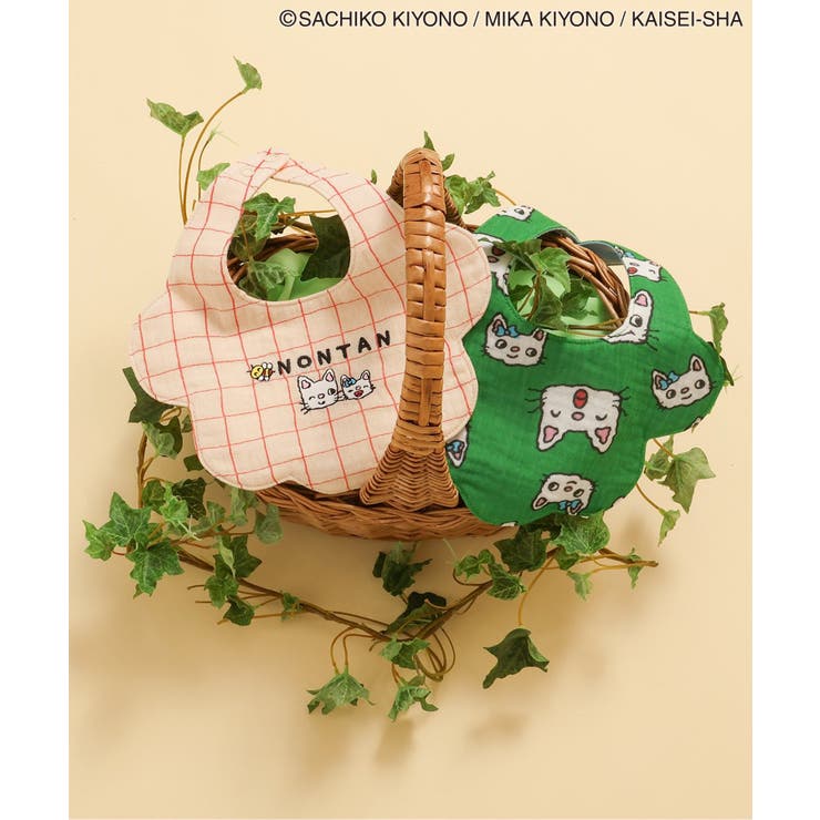 No.17 ♡緑小花のふかふか花びらスタイ♡ ノンタン】スタイ[品番：FOKK0022692]｜F.O.Online Store（エフオー