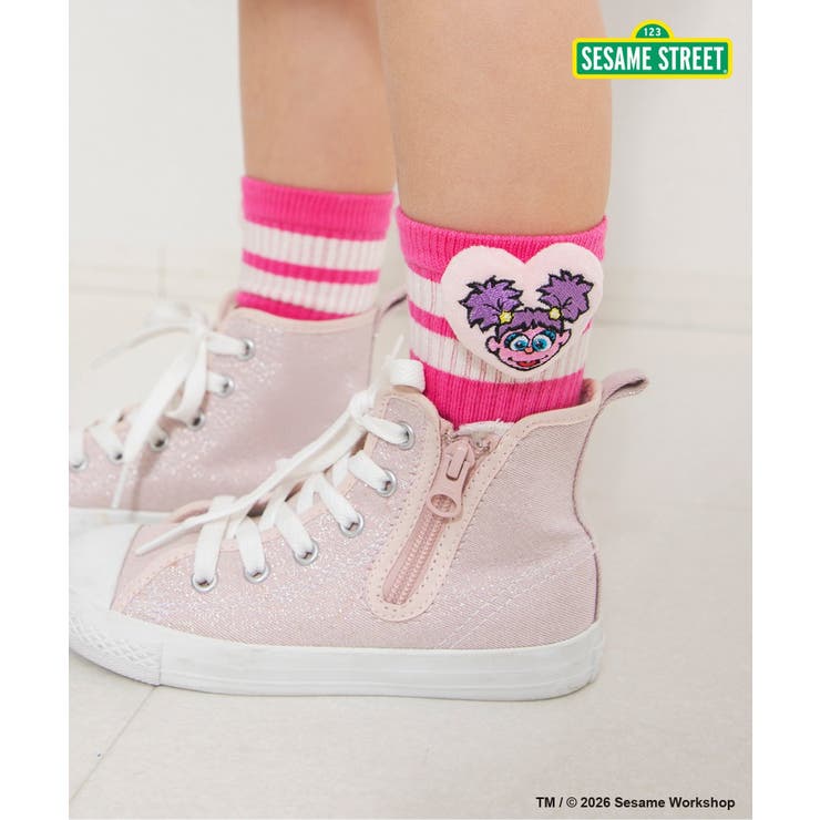 ピンク | SESAME STREET 立体ソックス | F.O.Online Store