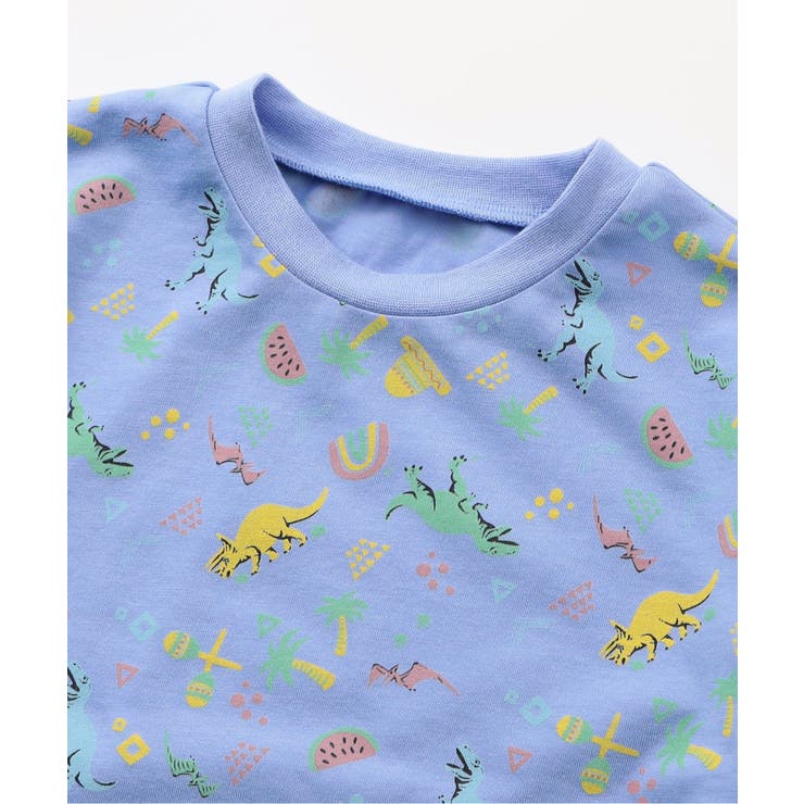 【吸水速乾/接触冷感】BOYS 恐竜総柄パジャマ  吸水速乾 接触冷感 | F.O.Online Store | 詳細画像4 