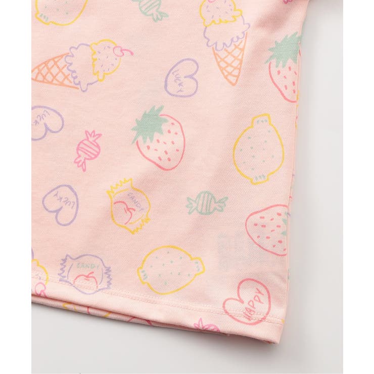 【接触冷感/吸水速乾】GIRLS 総柄フリルパジャマ  吸水速乾 接触冷感 | F.O.Online Store | 詳細画像10 