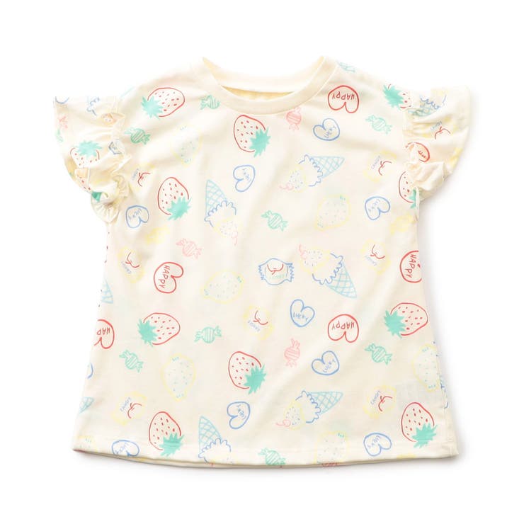 【接触冷感/吸水速乾】GIRLS 総柄フリルパジャマ  吸水速乾 接触冷感 | F.O.Online Store | 詳細画像2 