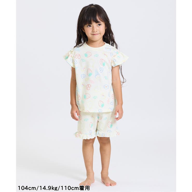 【接触冷感/吸水速乾】GIRLS 総柄フリルパジャマ  吸水速乾 接触冷感 | F.O.Online Store | 詳細画像4 