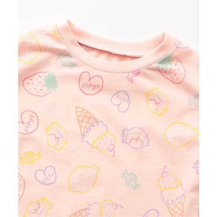 【接触冷感/吸水速乾】GIRLS 総柄フリルパジャマ  吸水速乾 接触冷感 | F.O.Online Store | 詳細画像8 