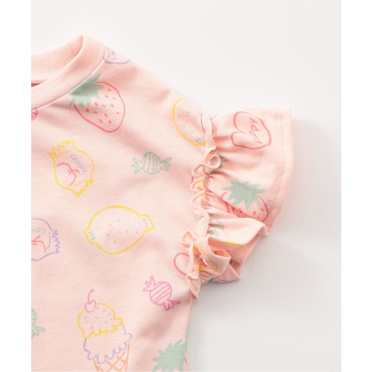 【接触冷感/吸水速乾】GIRLS 総柄フリルパジャマ  吸水速乾 接触冷感 | F.O.Online Store | 詳細画像9 