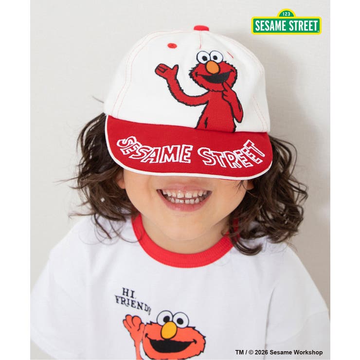 レッド | SESAME STREET 刺繍キャップ UVカット | F.O.Online Store