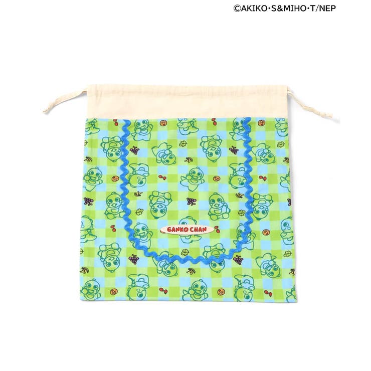 がんこちゃん＆がんペーちゃん総柄巾着L | F.O.Online Store | 詳細画像2 