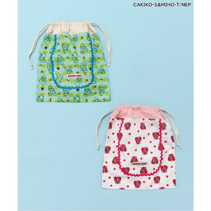 がんこちゃん＆がんペーちゃん総柄巾着L | F.O.Online Store | 詳細画像5 