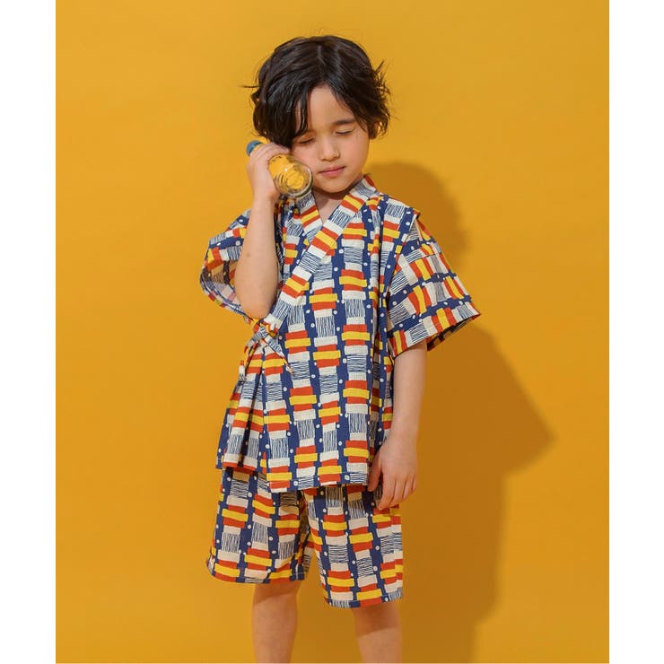 ブルー | すっぽり着られる BOYS甚平 | F.O.Online Store
