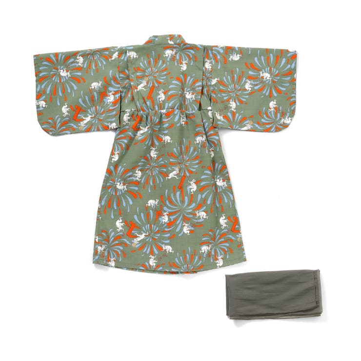 DODコラボ めちゃもえ花火柄すっぽり着られる浴衣（コドモ） | F.O.Online Store | 詳細画像2 