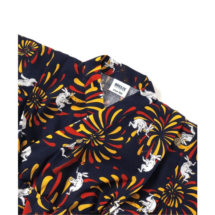DODコラボ めちゃもえ花火柄すっぽり着られる浴衣（コドモ） | F.O.Online Store | 詳細画像4 