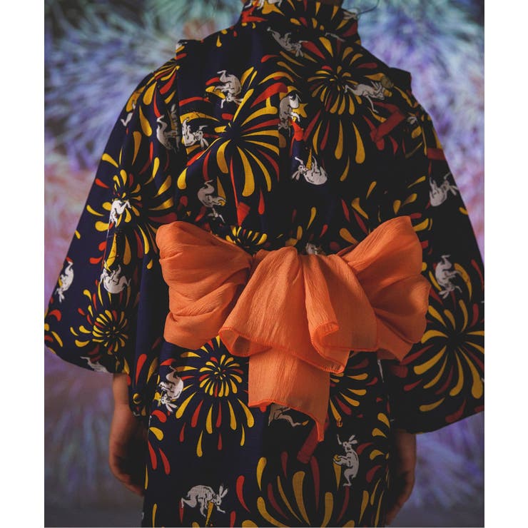 DODコラボ めちゃもえ花火柄すっぽり着られる浴衣（コドモ） | F.O.Online Store | 詳細画像9 