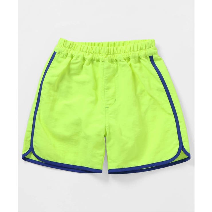 レモンイエロー | カラフルパイピングビーチショーツ  5分丈 | F.O.Online Store
