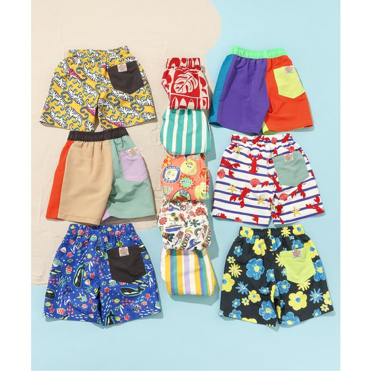 【UVカット】無地・総柄わくわくビーチショーツ | F.O.Online Store | 詳細画像27 