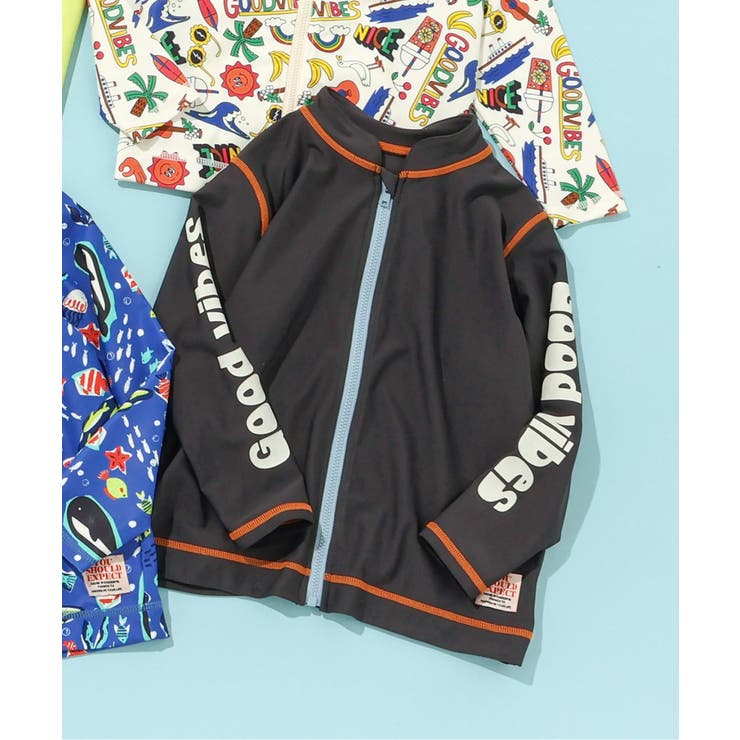 【UVカット】わくわく前開きラッシュガード | F.O.Online Store | 詳細画像1 