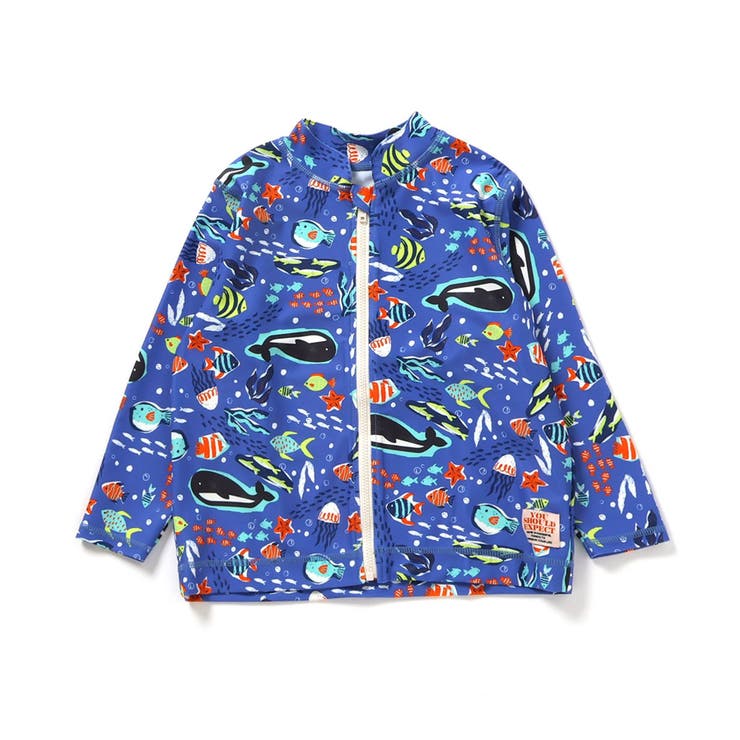 ブルー | 【UVカット】わくわく前開きラッシュガード | F.O.Online Store