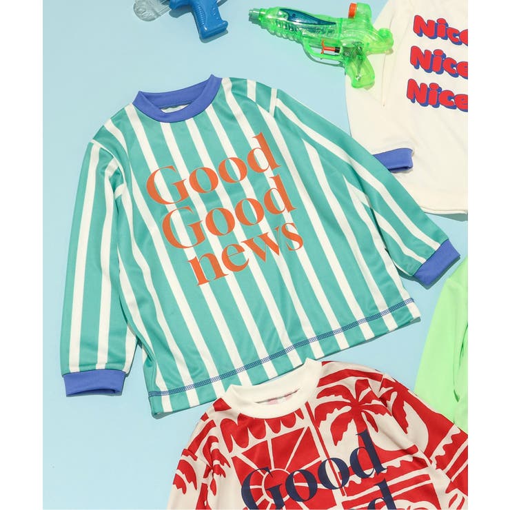 エメラルドグリーン | 【UVカット】わくわく長袖ラッシュガード | F.O.Online Store