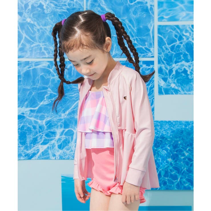 ピンク | 【UVカット】フリルラッシュガード | F.O.Online Store