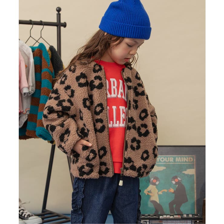 ブラウン | ジャガードボアジャケット | F.O.Online Store