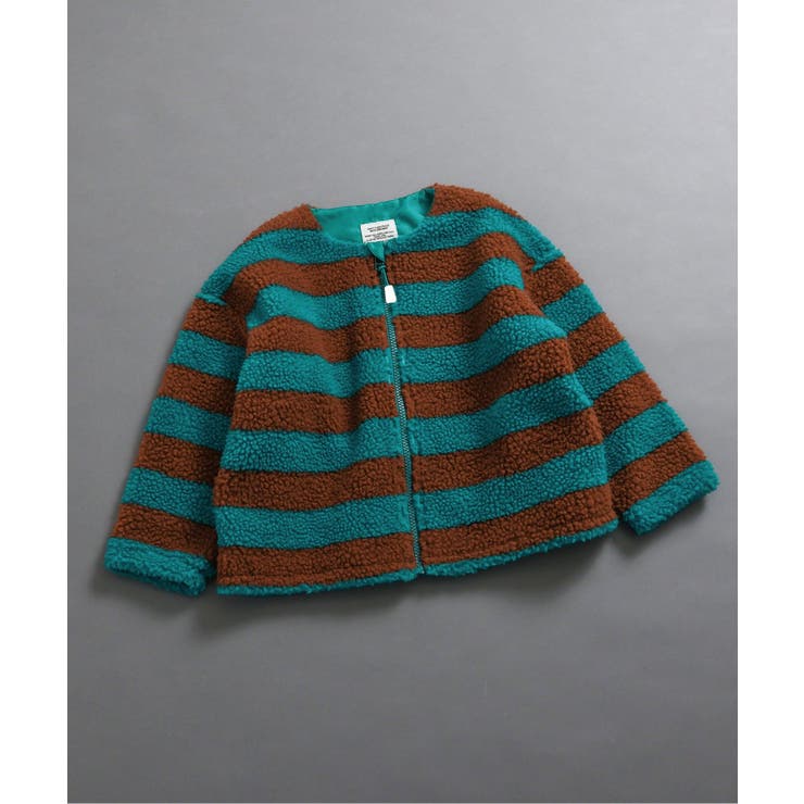 グリーン | ジャガードボアジャケット | F.O.Online Store