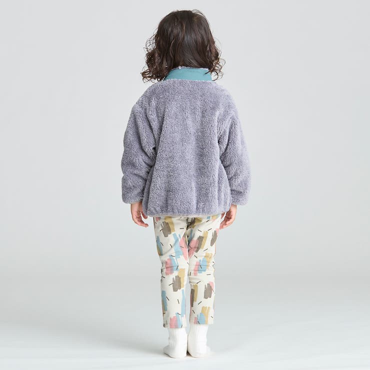 BREEZE コート アウター ファーフリースジャケット キッズ 子供