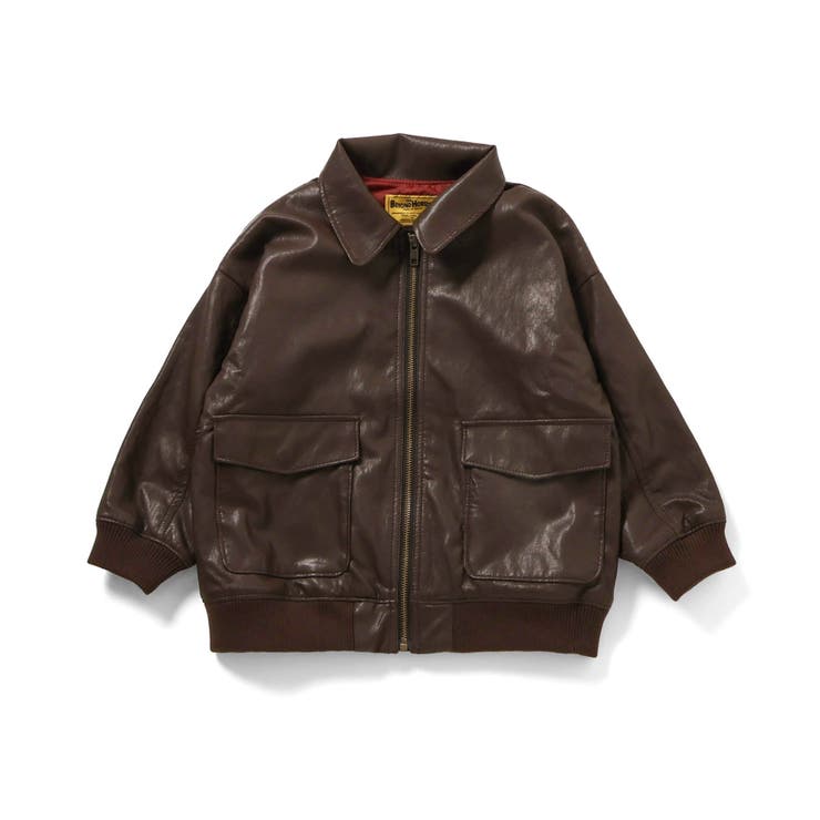 ブラウン | エコレザーブルゾン | F.O.Online Store