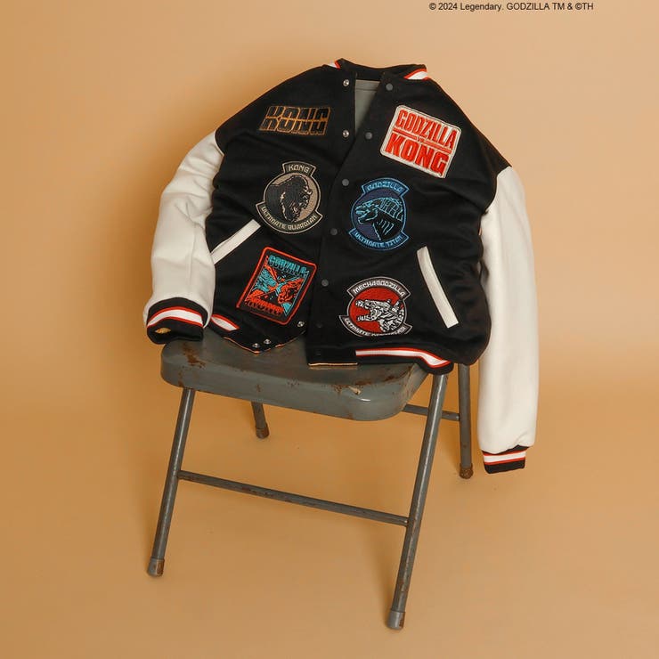ゴジラVSコング】 リバーシブルスタジャン（大人）[品番：FOKK0021229