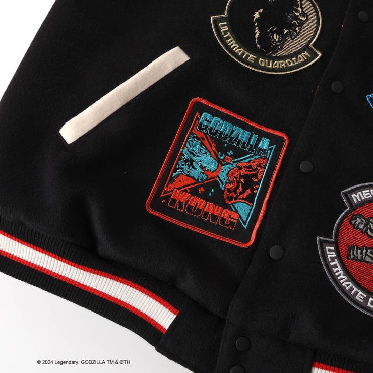 ゴジラVSコング】 リバーシブルスタジャン（大人）[品番：FOKK0021229