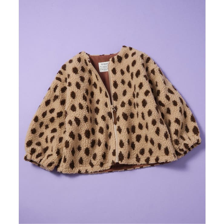 ベージュ | ジャガードボアジャケット  | F.O.Online Store