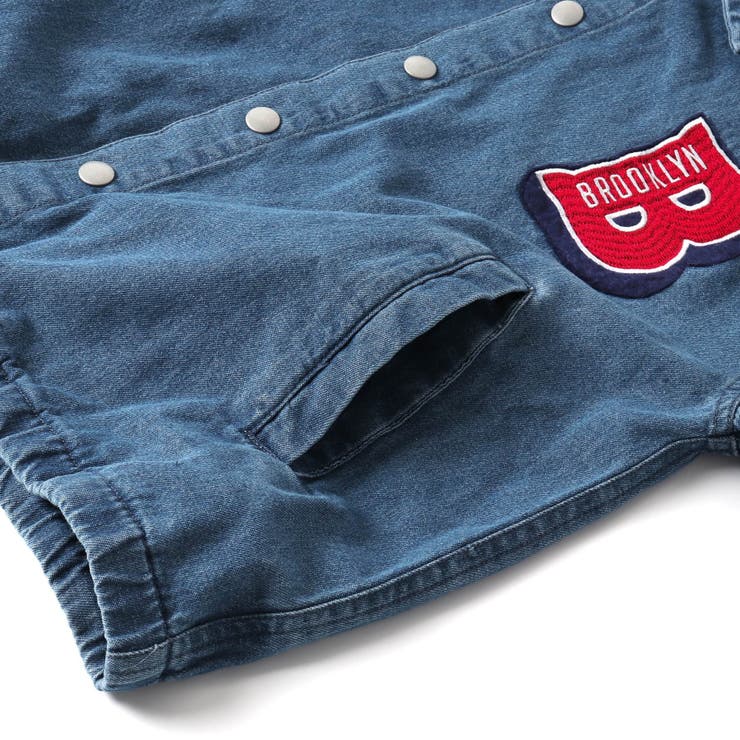 WEB限定 ジュニア.ワッペンデニムコーチジャケット[品番：FOKK0017519
