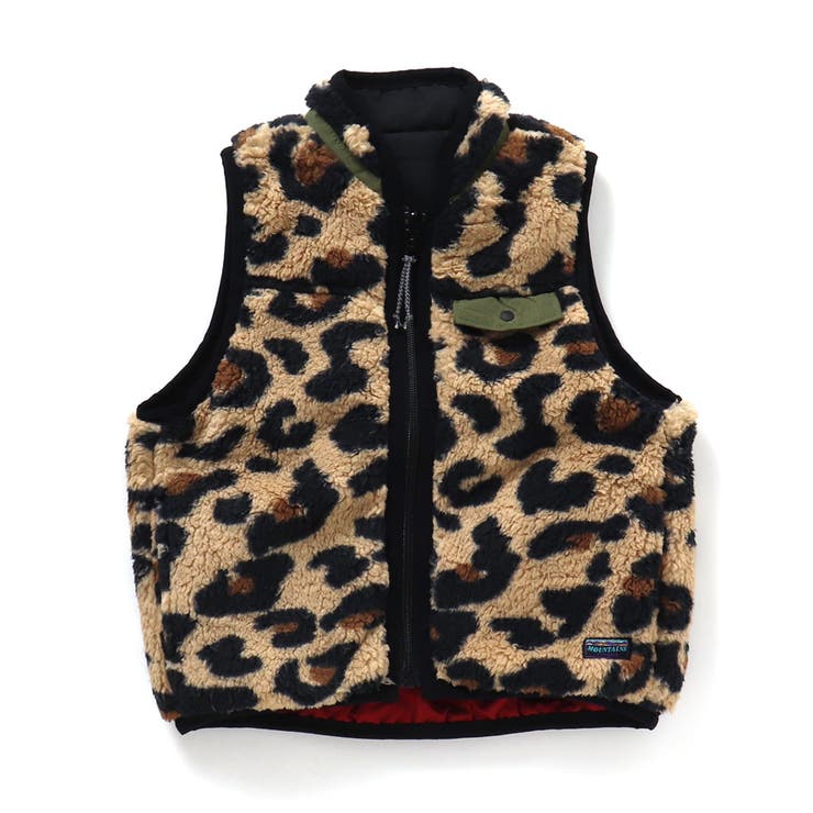 WEB限定  総柄リバーシブルボアベスト | F.O.Online Store | 詳細画像1 