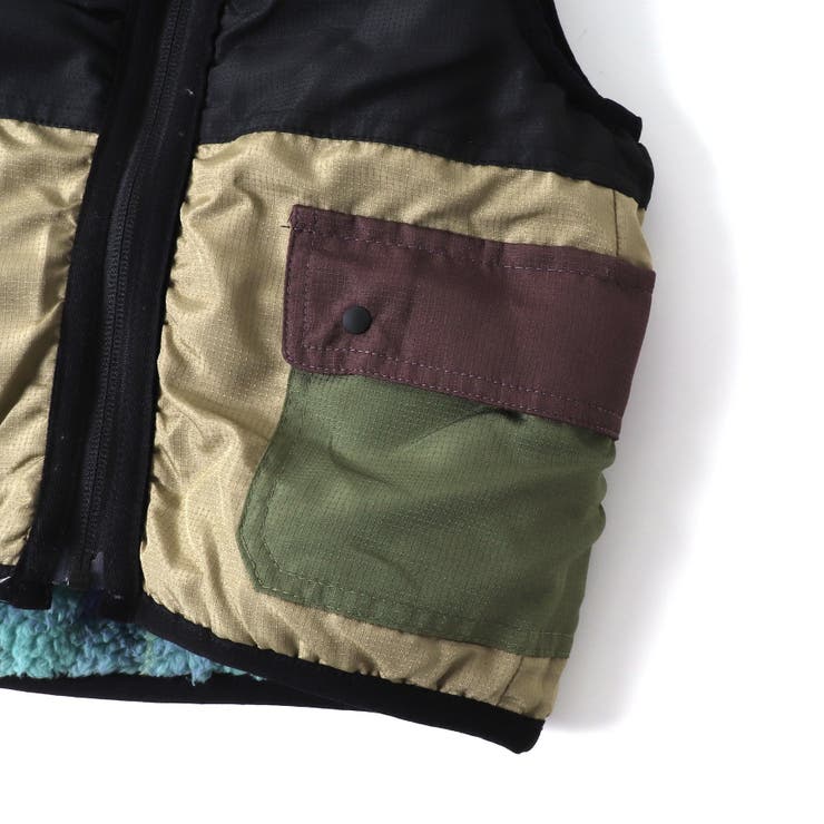 WEB限定  総柄リバーシブルボアベスト | F.O.Online Store | 詳細画像13 