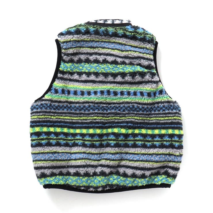 WEB限定  総柄リバーシブルボアベスト | F.O.Online Store | 詳細画像15 