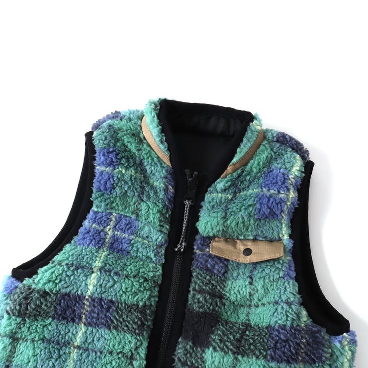 WEB限定  総柄リバーシブルボアベスト | F.O.Online Store | 詳細画像8 