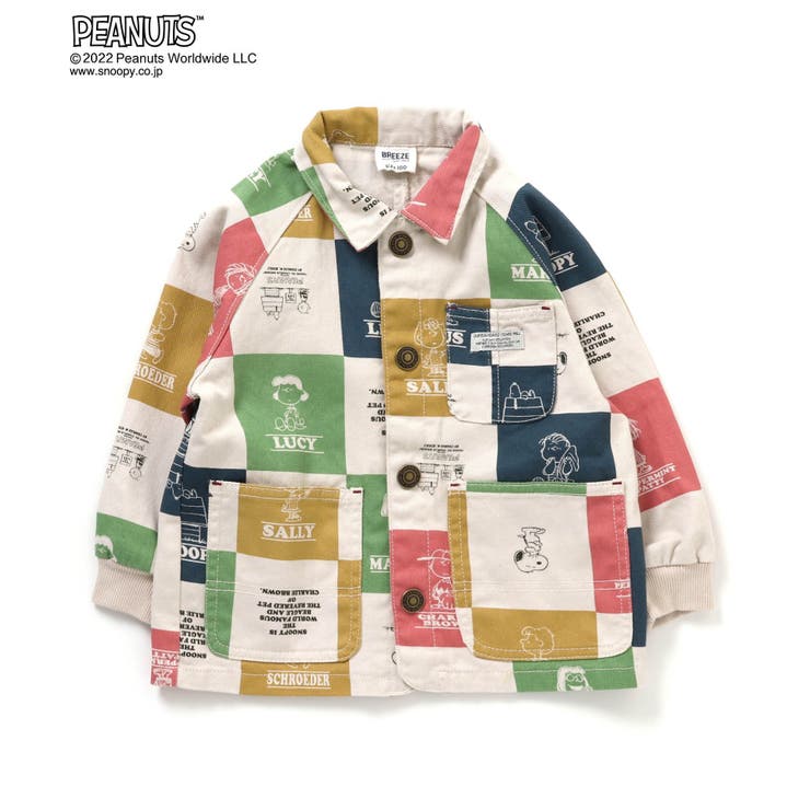 ブリーズ　【MLB×PEANUTS】 スヌーピー ジャケット　110〜120 ブリーズ 【MLB×PEANUTS】 スヌーピー ジャケット 110〜120