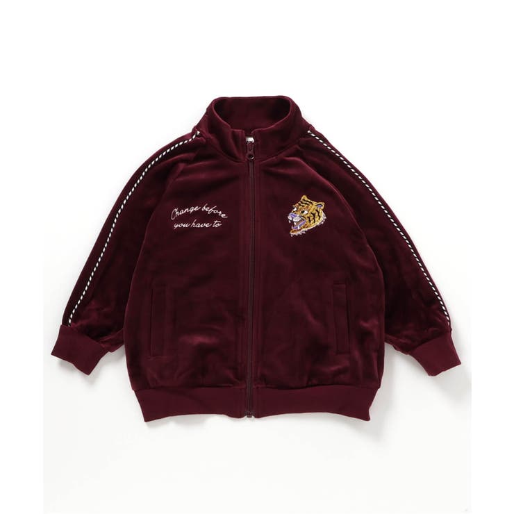 ワインレッド | ベロアスカトラックジャケット(セットアップ可)  | F.O.Online Store