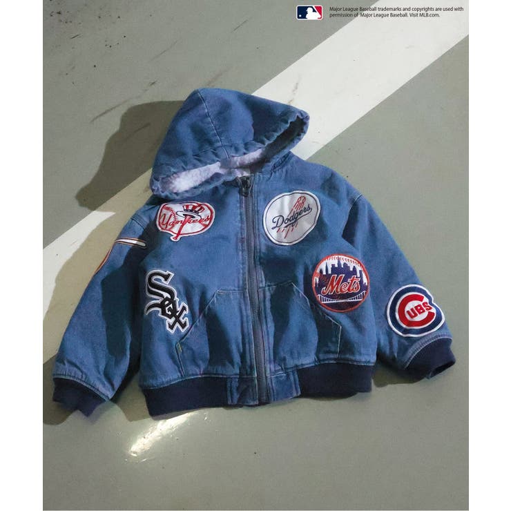 WEB限定 【MLB】デニムワッペンブルゾン | F.O.Online Store | 詳細画像1 
