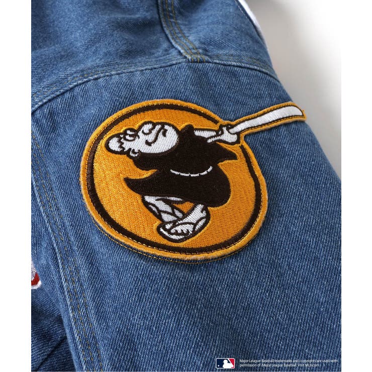WEB限定 【MLB】デニムワッペンブルゾン | F.O.Online Store | 詳細画像4 