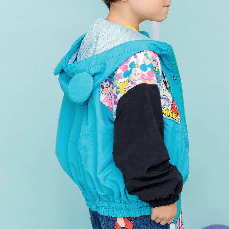 ディズニーキャラクター 耳付きレインボーブルゾン[品番：FOKK0020126