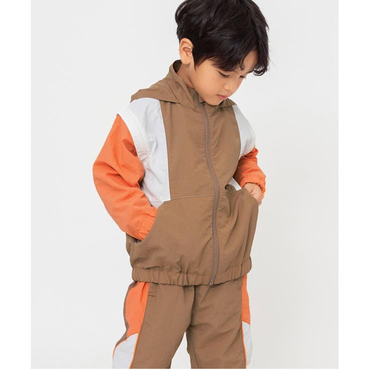 ブラウン | 【WEB限定/2way】ウィンドブレーカー/セットアップ可/ジュニア対応 | F.O.Online Store