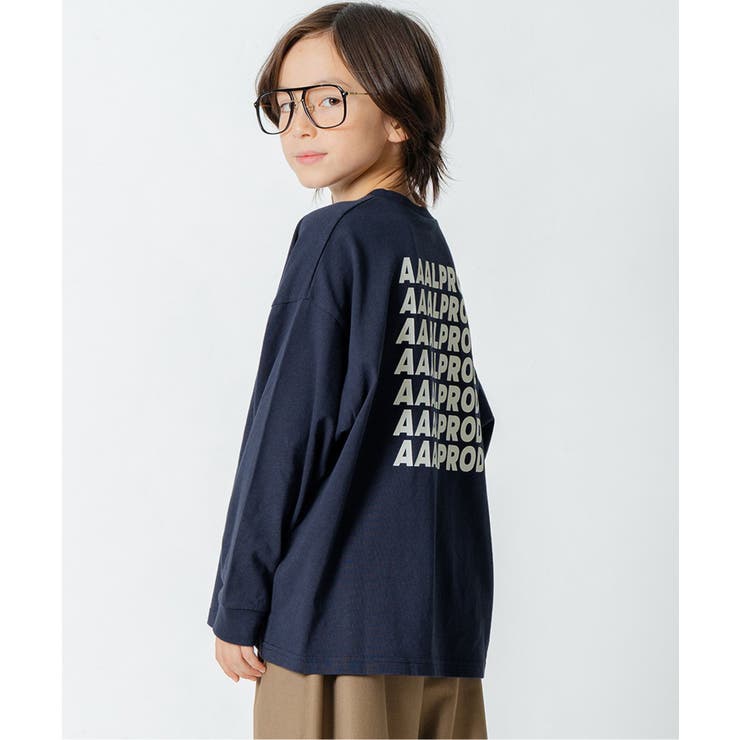 ネイビーブルー | 【AAAL PROD】アソートロゴ 長袖Tシャツ | F.O.Online Store