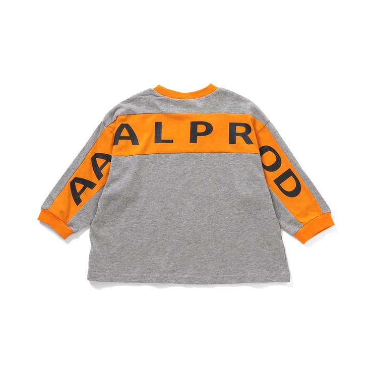 グレー | 【AAAL PROD】切り替えプリント長袖Tシャツ | F.O.Online Store